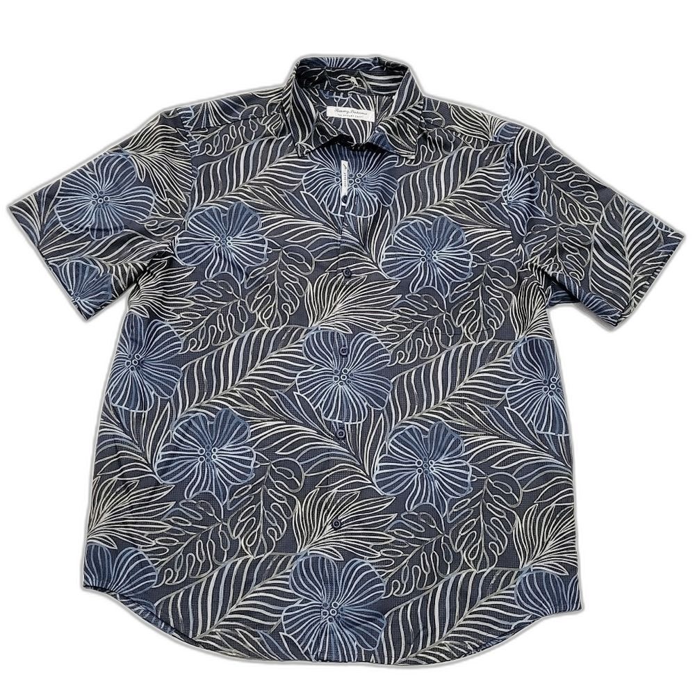 NWT Tommy Bahama Shirt Mens M Silk Camp Shirt Resort Vacation